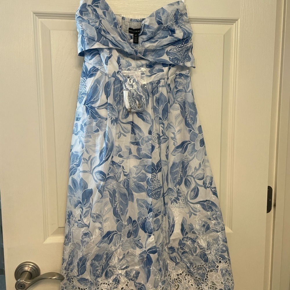 New with tag -Sleeveless Printed Blouson Dress - Picture 12 of 12